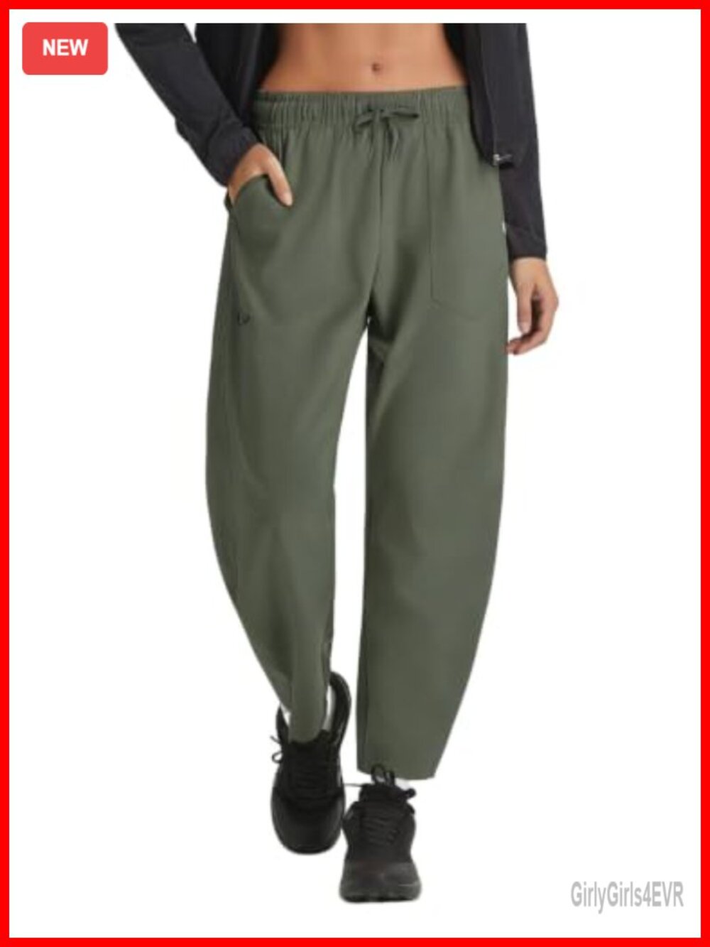 Barrel Hiking Pants Water Resistant Lightweight Tapered Pull-On